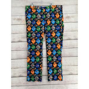 Loud Mouth Talon Microsemi Power Matters Diamond Print Golf Pants Mens 42x32 NEW